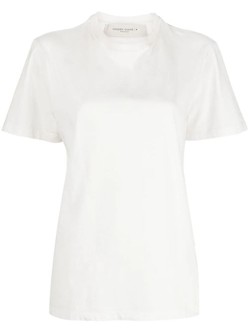 T-shirt in cotone con toppa Golden Goose | GWP01220P00063810363